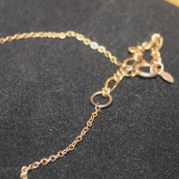 Mixed Media Multi Silver Gold Tone Chain Pewter Bee Necklace Designer B in Heart - Picture 6 of 9